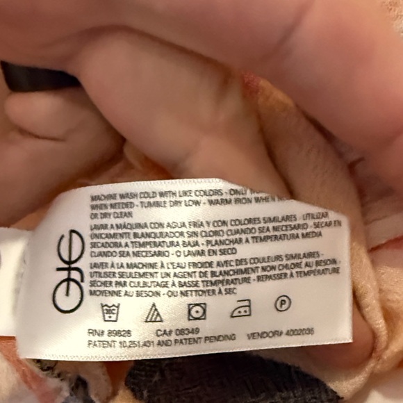 Nine West Orange and Brown Striped Blouse - Picture 5 of 11